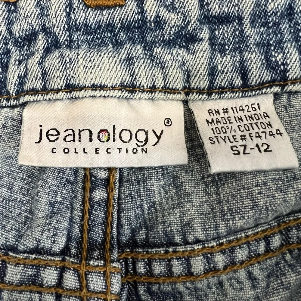 Vintage Y2K Jeanology Jeans Flare Black Lace Size 12